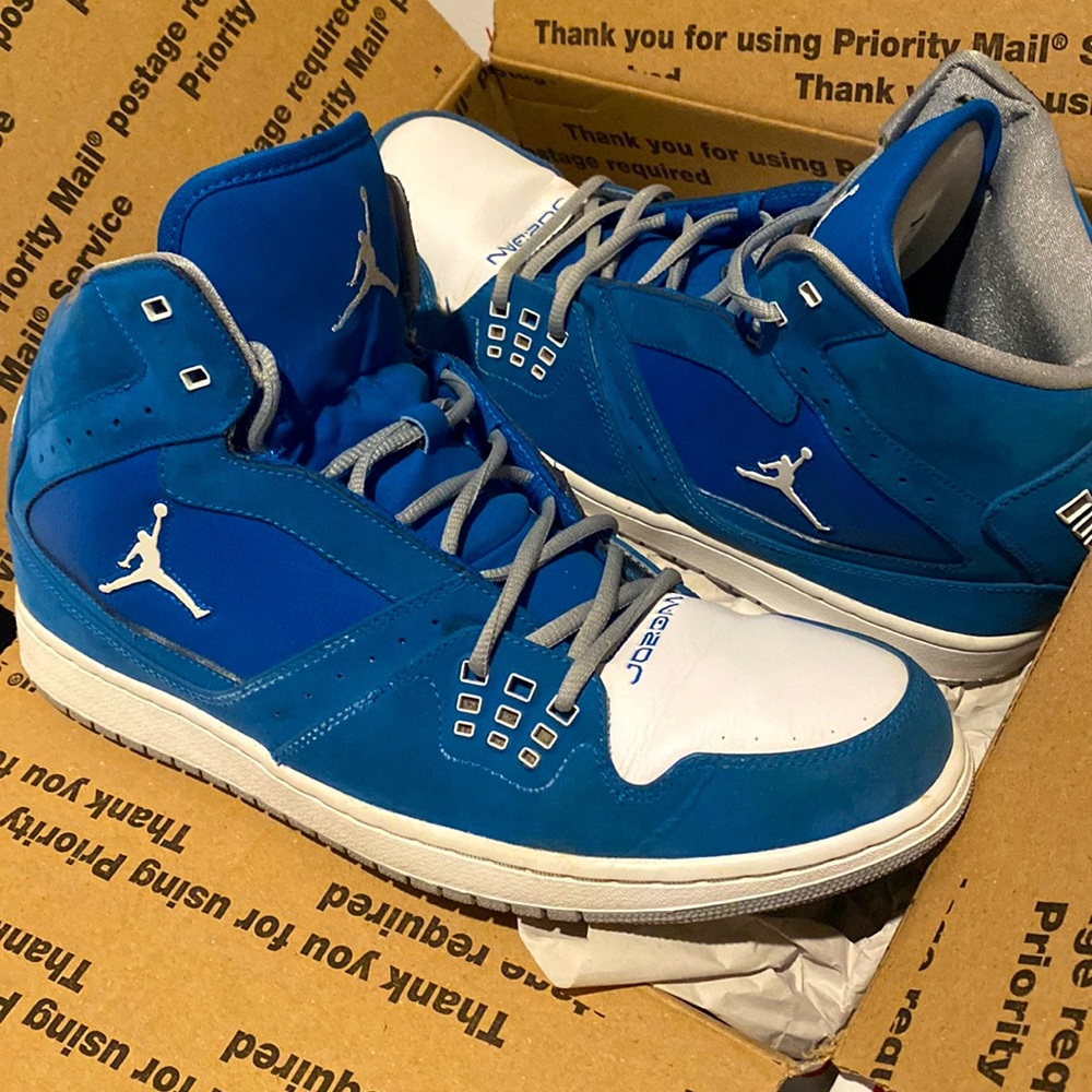 Nike Jordan 1 Flight Mids - Military Blue - Mens 13